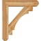 Ekena Millwork Merced Craftsman Rough Sawn Bracket w/ Offset Brace, Western Red Cedar, 8"W x 36"D x 40"H BKT0806X36X40MRC04RWR - alternate 3